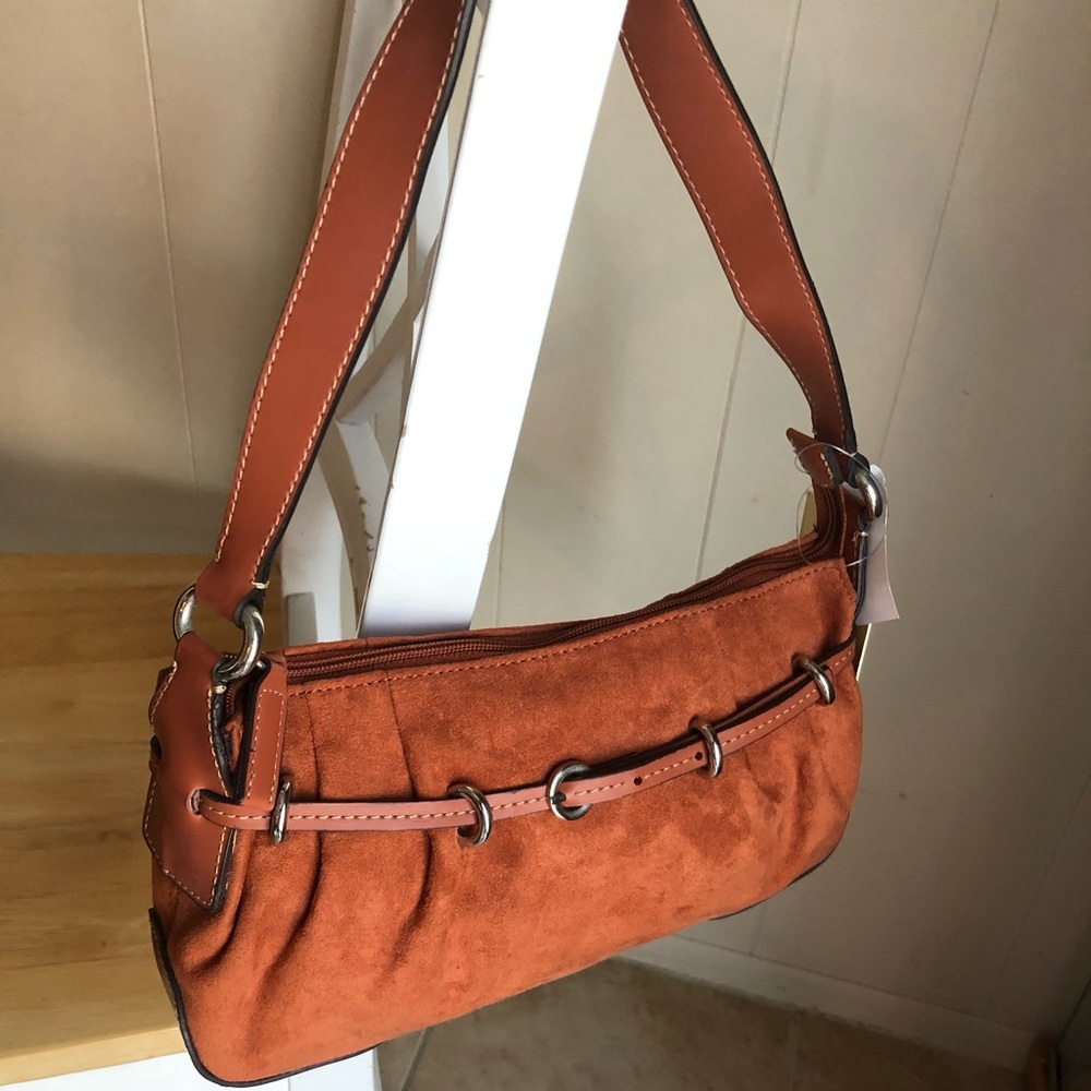 🆕Brown suede purse